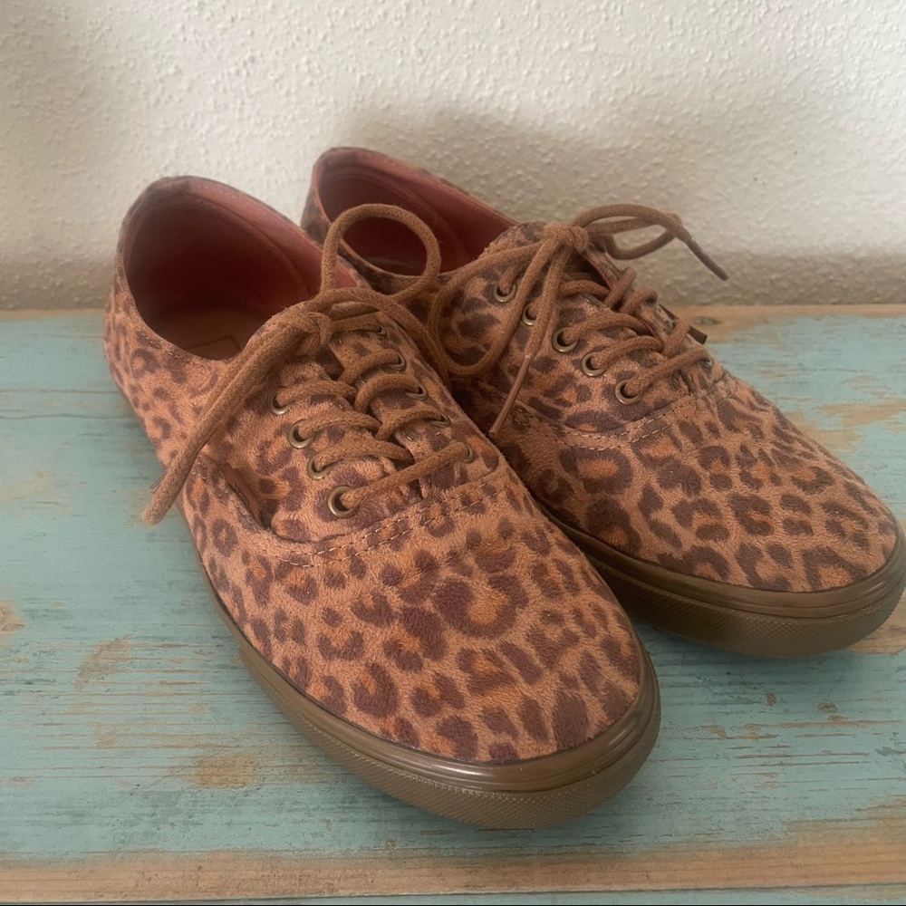 Vans Cheetah Print Laceups